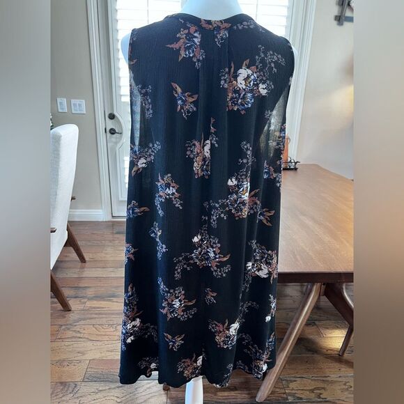 Free People Snap Out of It Floral Swing Tunic Dress L Boho TV Worn Reign Edwards - Picture 4 of 9